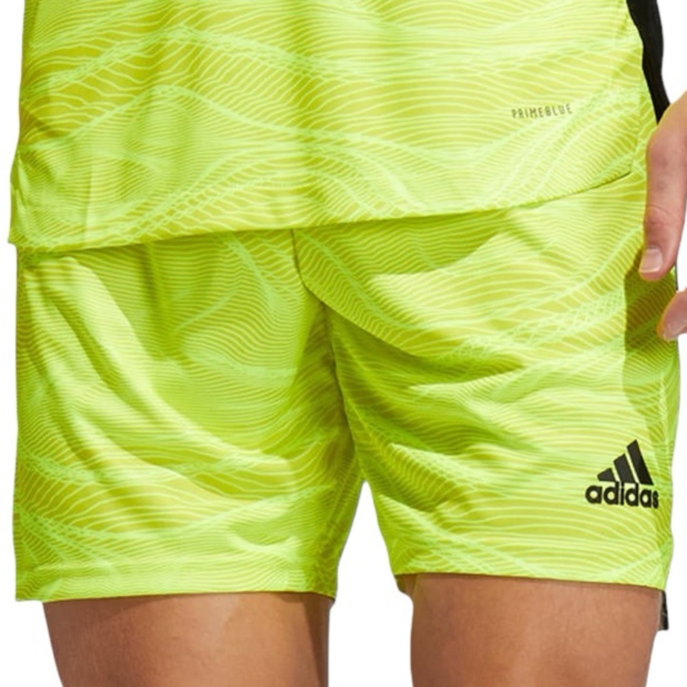 adidas Men's Yellow Condivo 21 Shorts Athletic Activewear Soccer Gym Size M